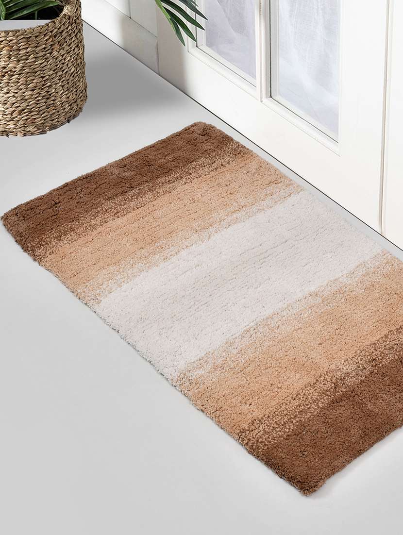 sheen decor gradation bathmat collection, 50x80 cms, multi grey