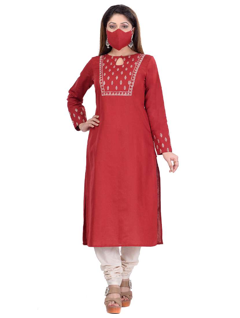 women's straight kurta