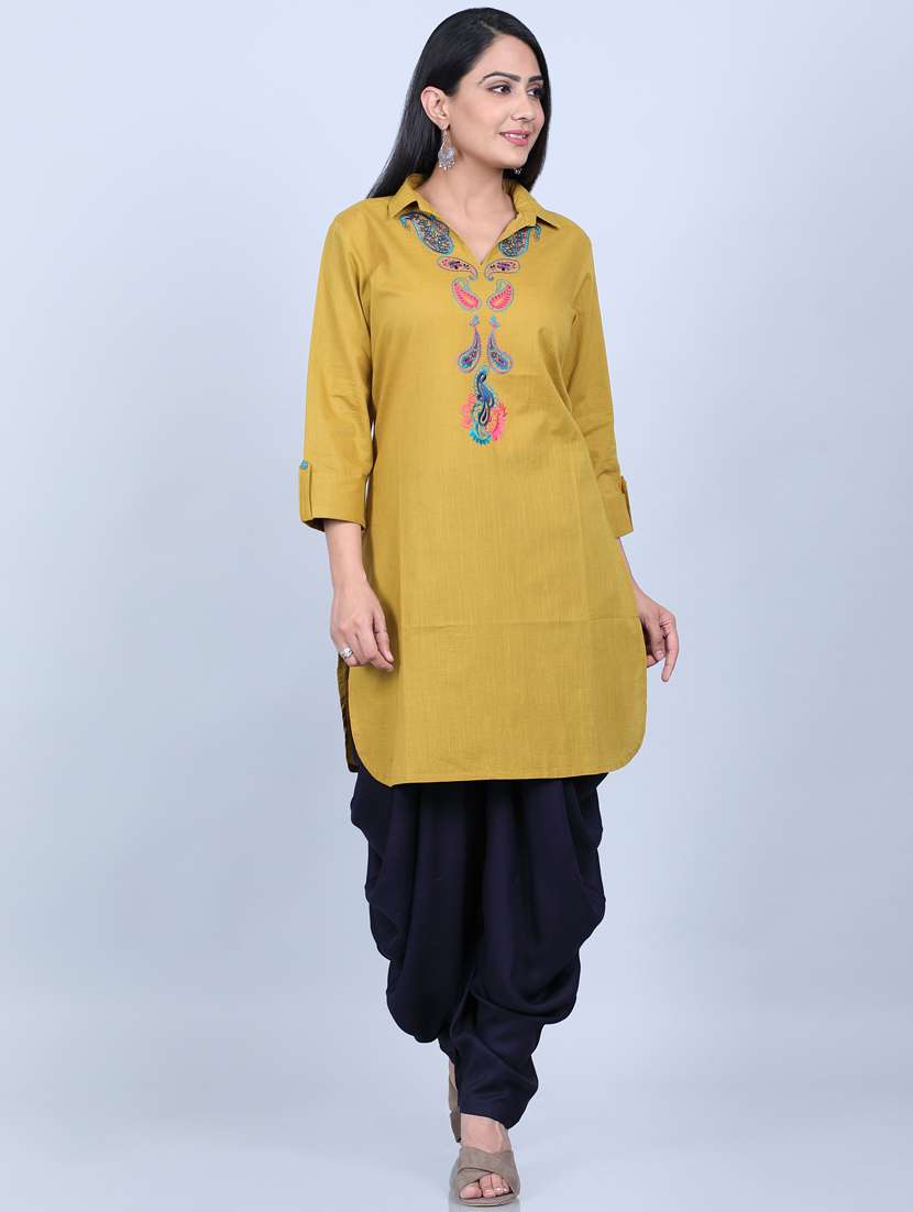 embroidered kurta salwar set 