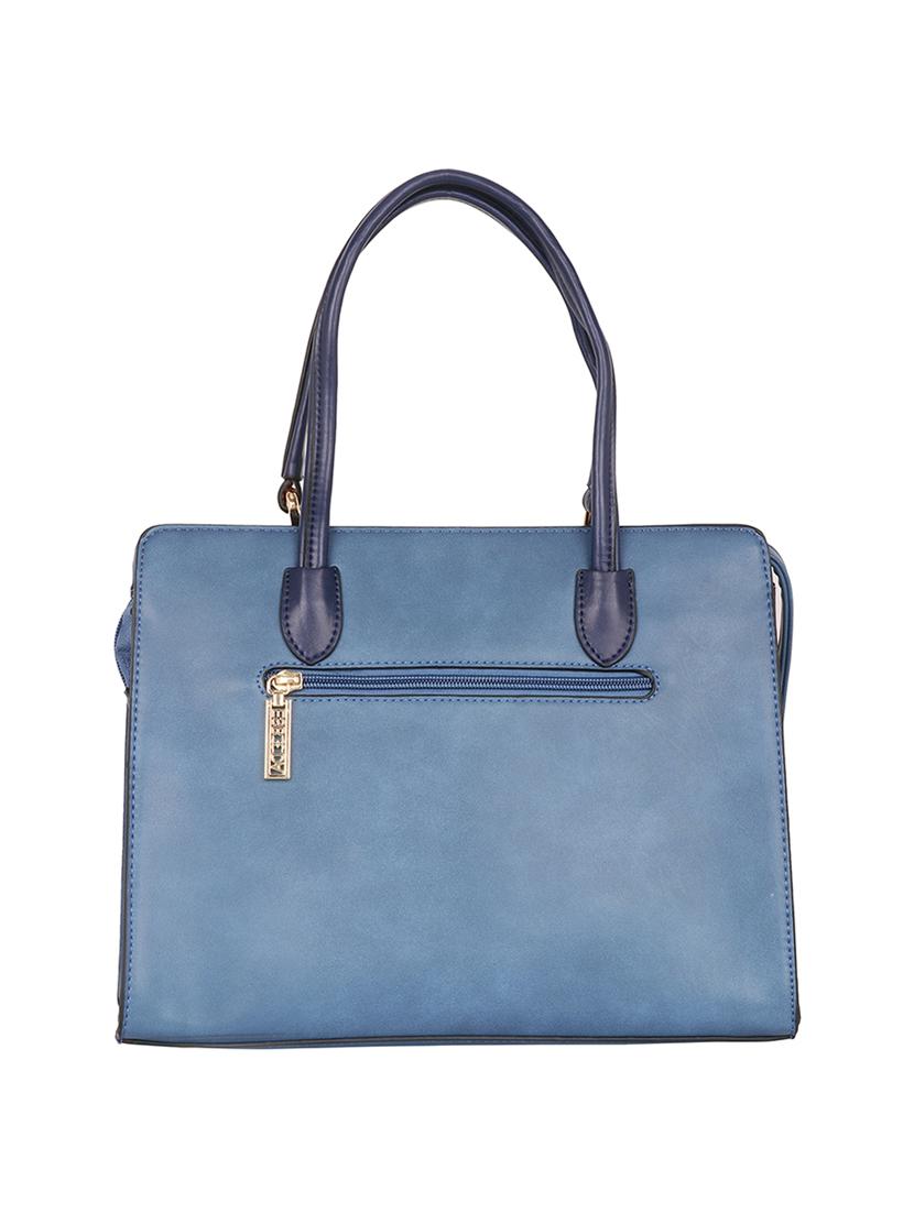 blue leatherette handbag - 17415180 -  Standard Image - 1