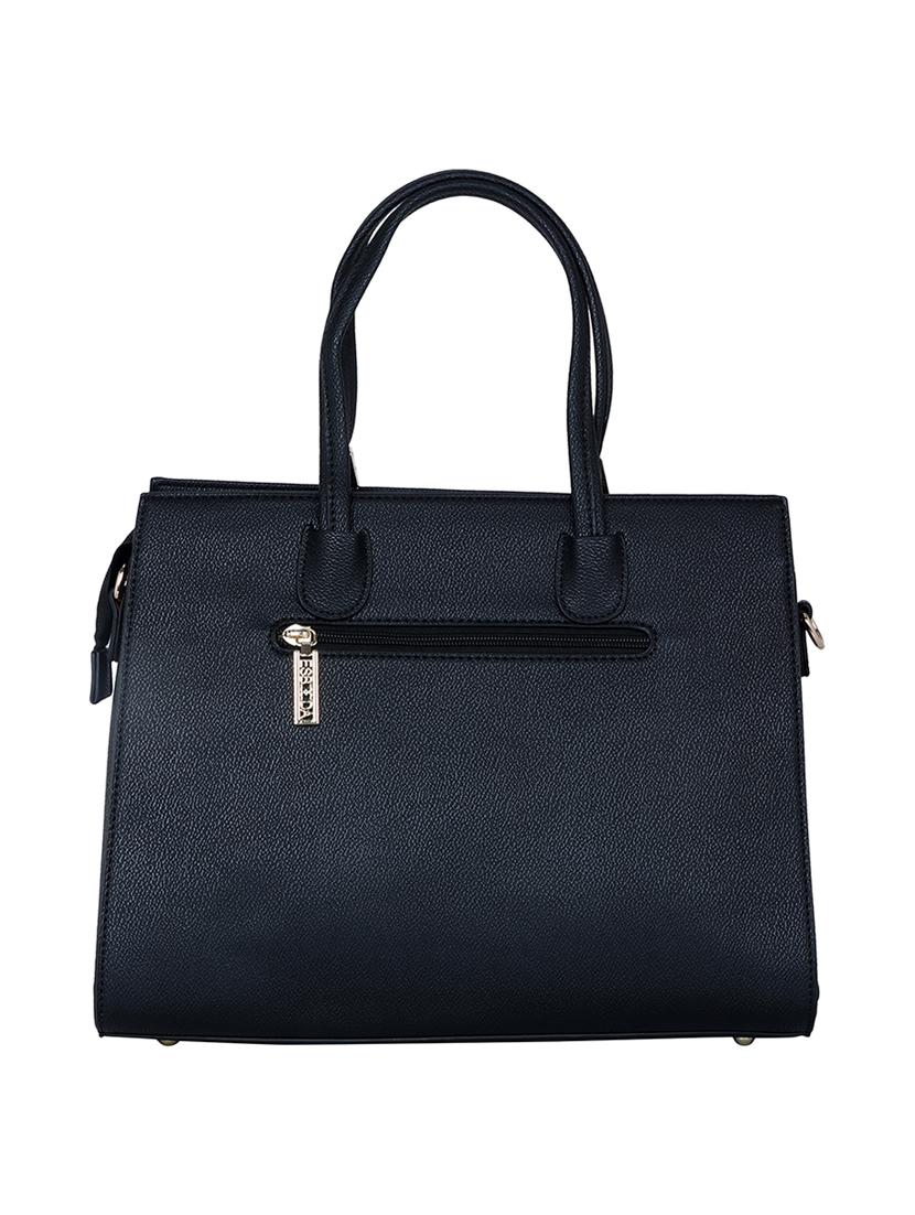 black leatherette handbag - 17415195 - Standard Image - 1