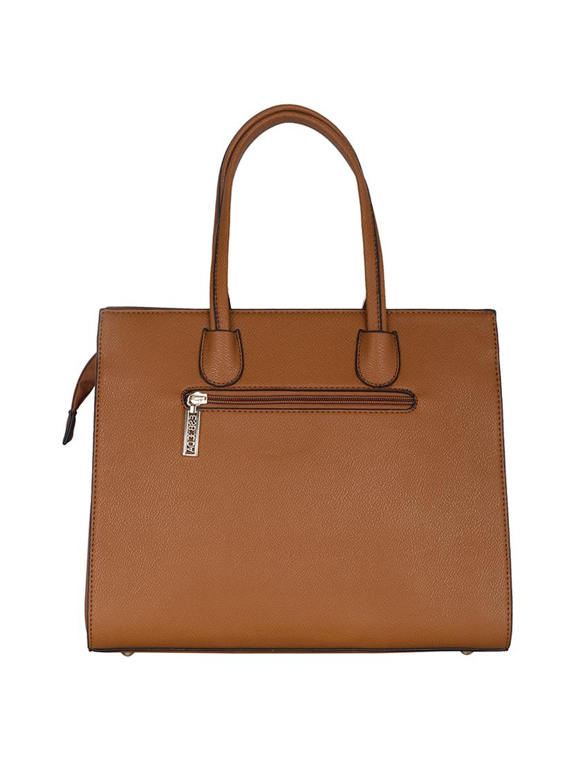 tan leatherette handbag - 17415196 - Standard Image - 1