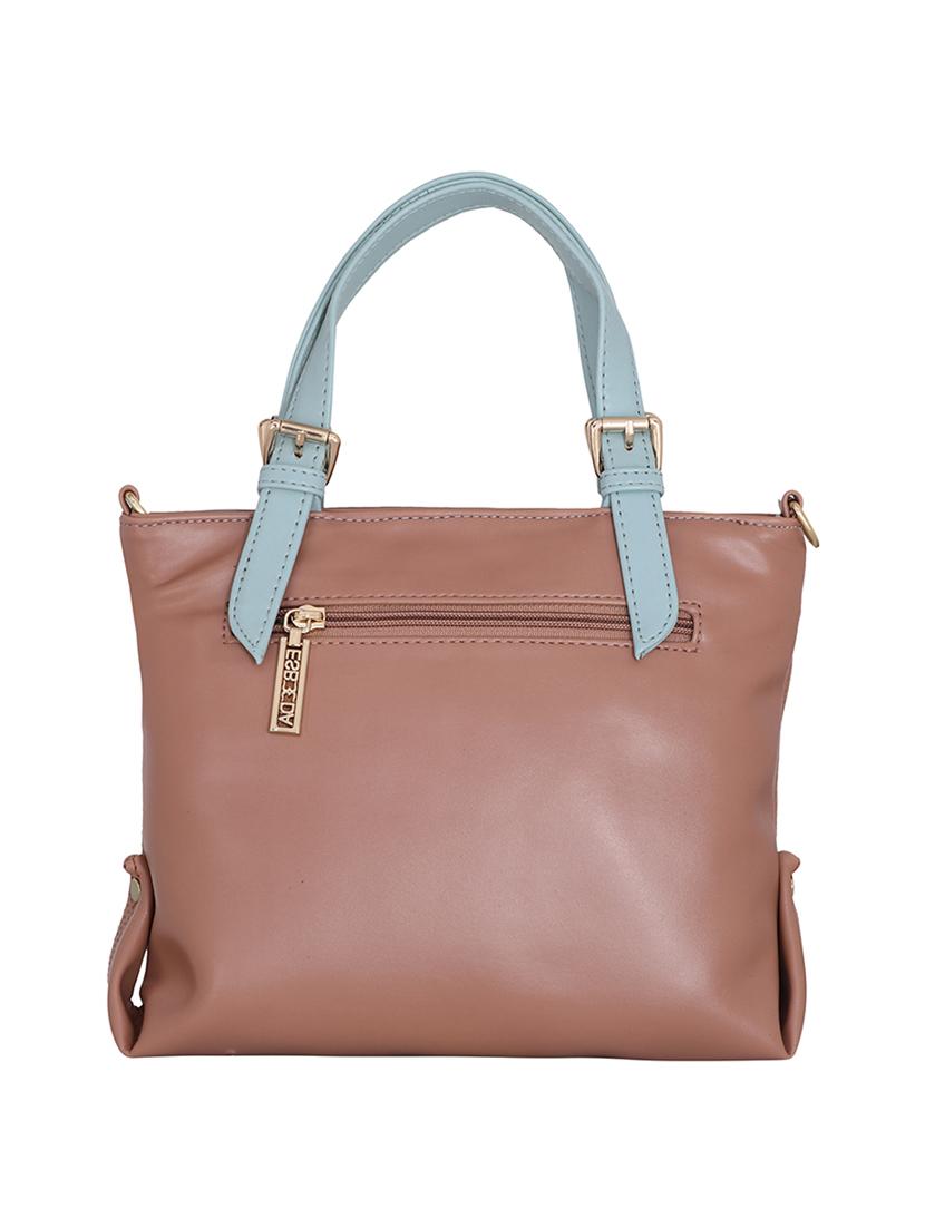 pink leatherette handbag - 17415207 - Standard Image - 1