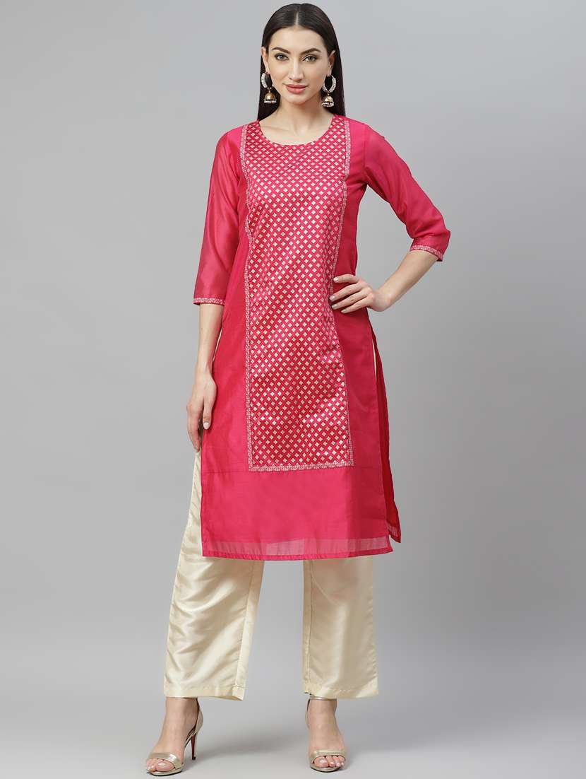 printed kurta palazzo set 