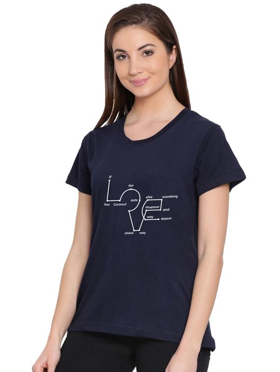 round neck typographic tee  - 17415605 -  Standard Image - 1