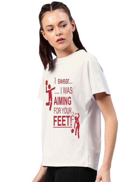 round neck typographic tee - 17415629 - Standard Image - 1
