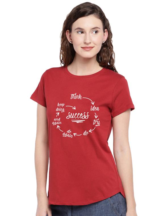 round neck typographic tee  - 17415644 -  Standard Image - 1