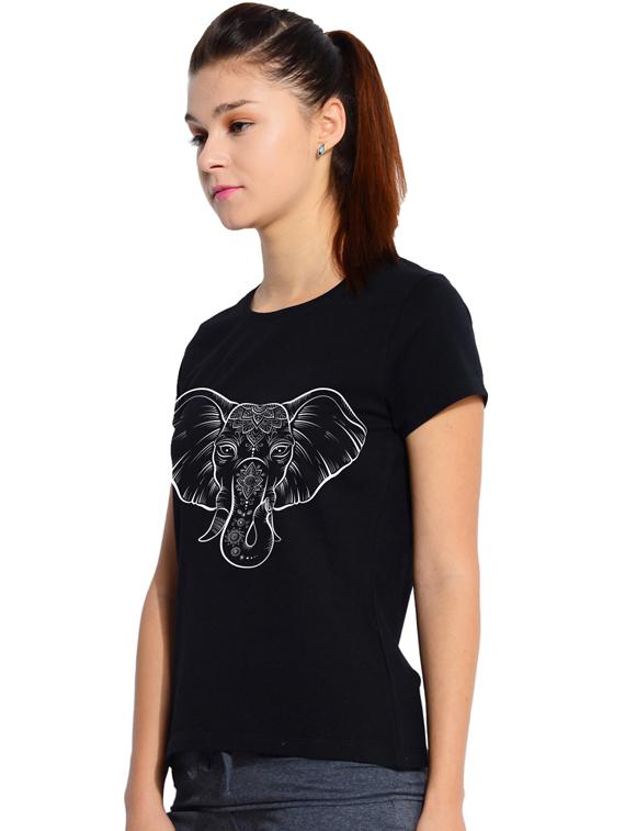 round neck printed tee - 17415663 - Standard Image - 1