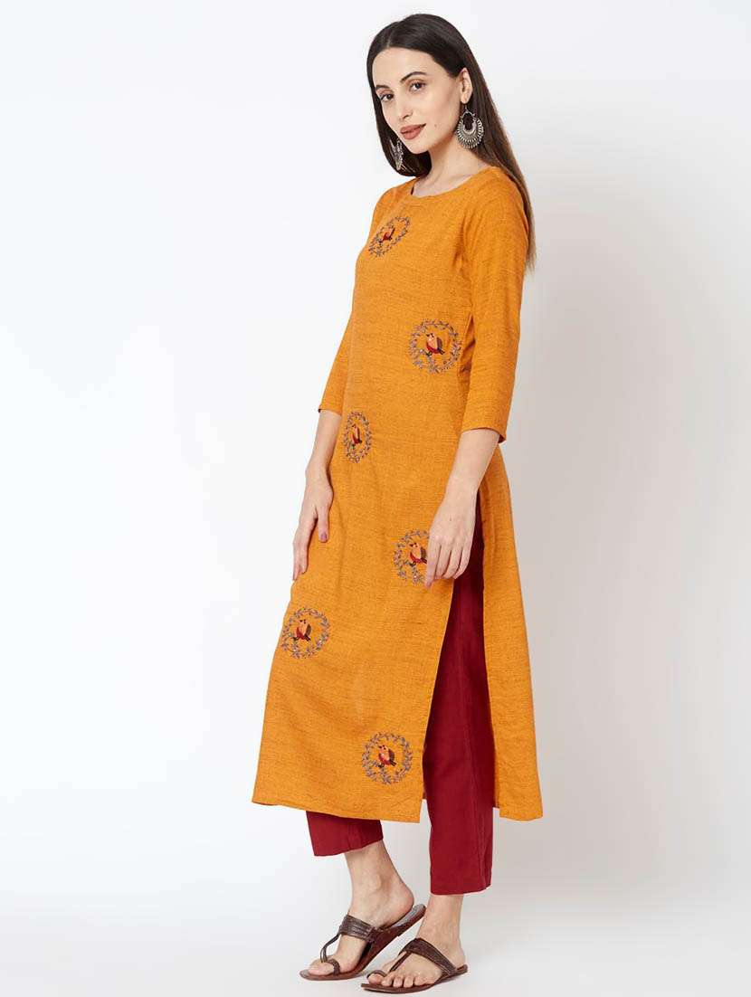 women's straight kurta - 17416052 -  Standard Image - 1