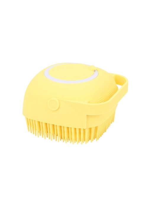  silicone soft bath body brush with shampoo dispenser