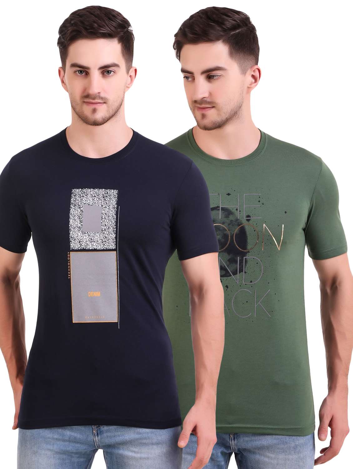multi colored printed t-shirts combo