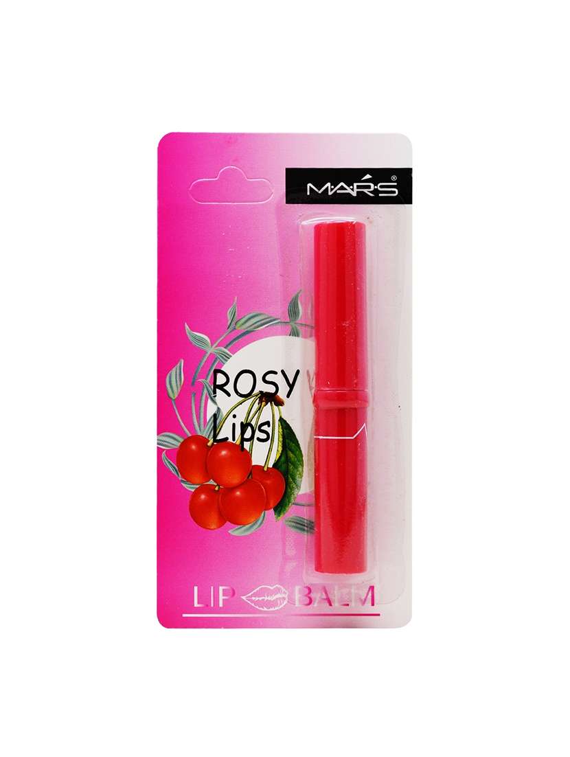 mars rosy lips cherry lip balm (mk033-4), 4.5g
