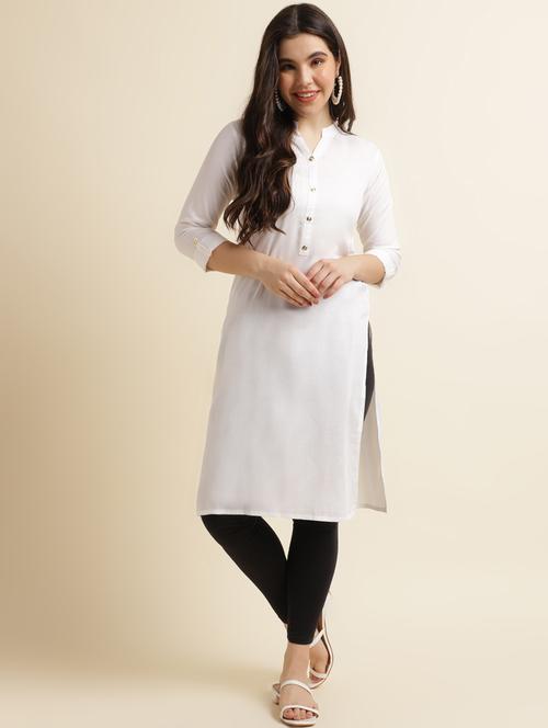 women's straight kurta - 17419436 - Standard Image - 0