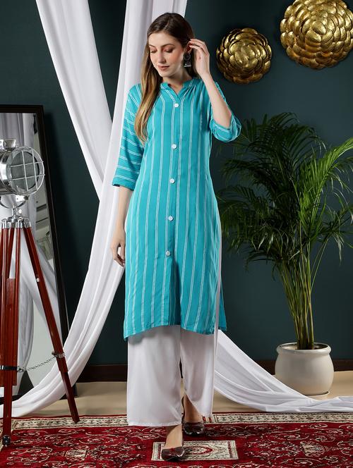 women's straight kurta - 17419440 - Standard Image - 0
