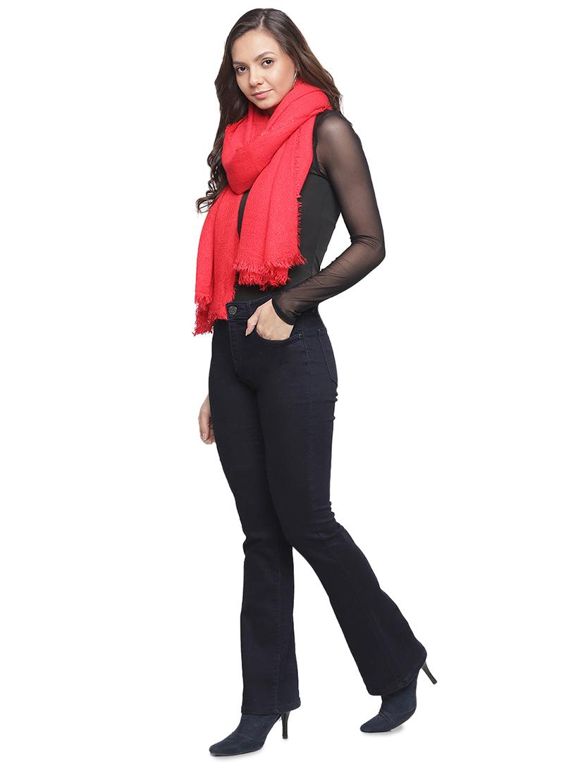 women's solid print stole - 17420104 - Standard Image - 1