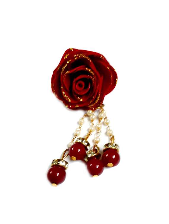 red metal finger  ring