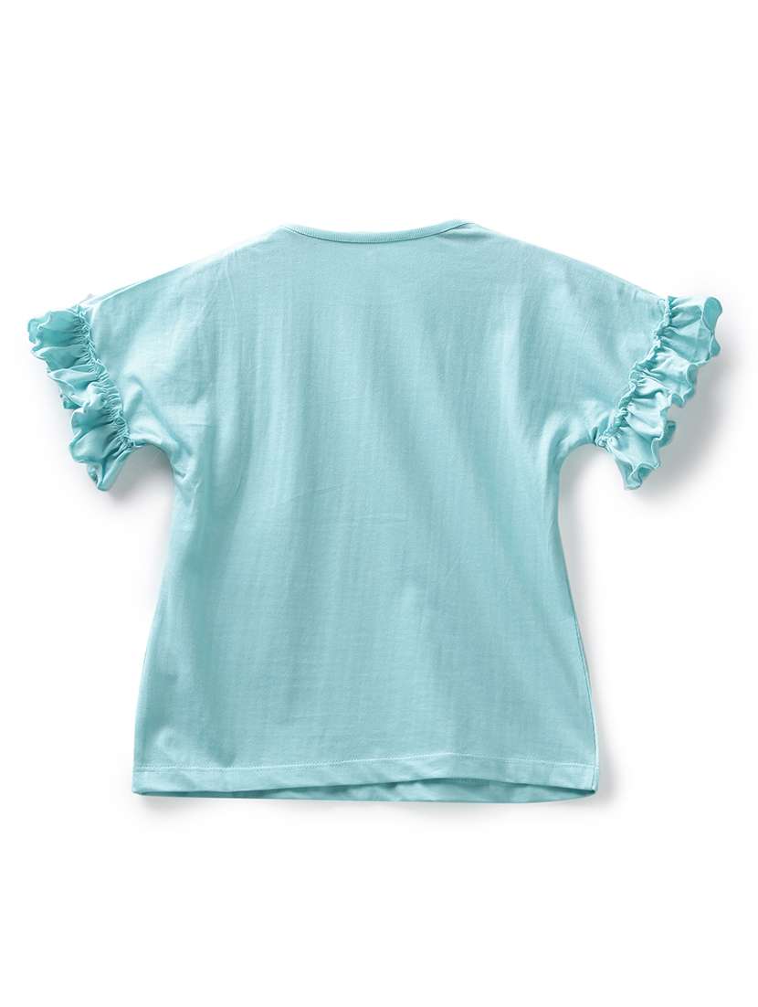 blue cotton jersey tee - 17422309 -  Standard Image - 1