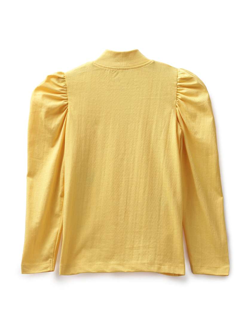 yellow cotton jersey tee - 17422327 -  Standard Image - 1