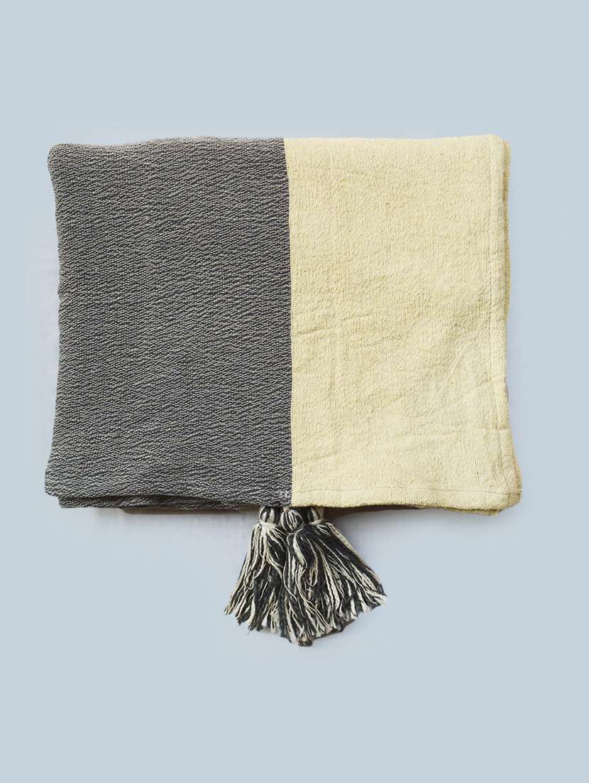  luxurious cotton washed throw blanket 