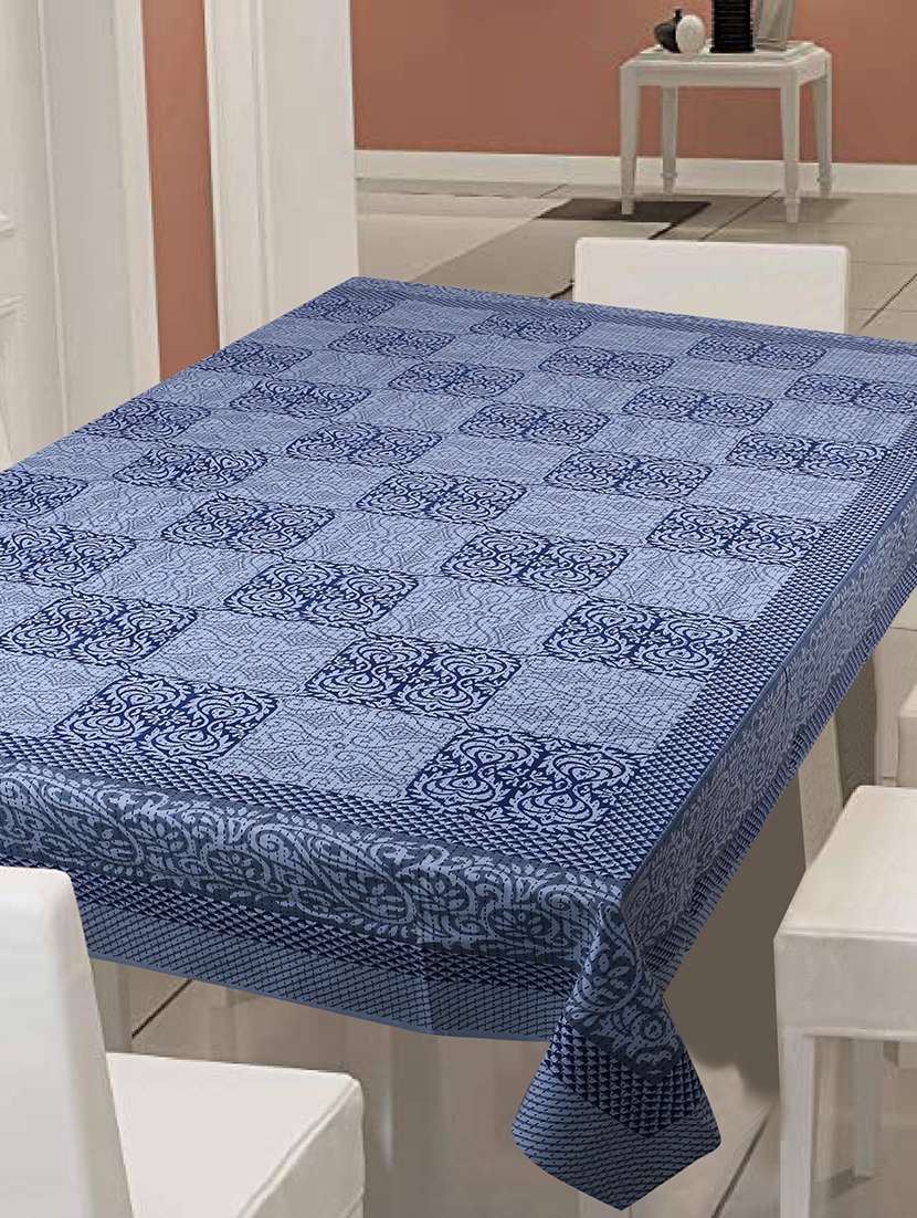  cotton jaipuri 6 seater table cloth cover