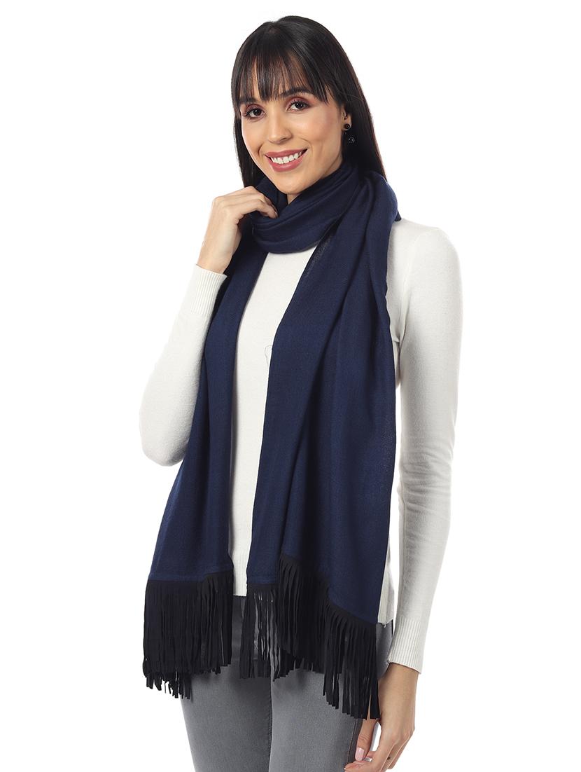 women's solid print stole - 17423445 -  Standard Image - 1