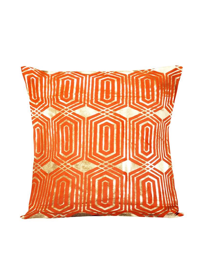 foil printed velvet cushion cover (set of 2) - 17423944 - Standard Image - 1