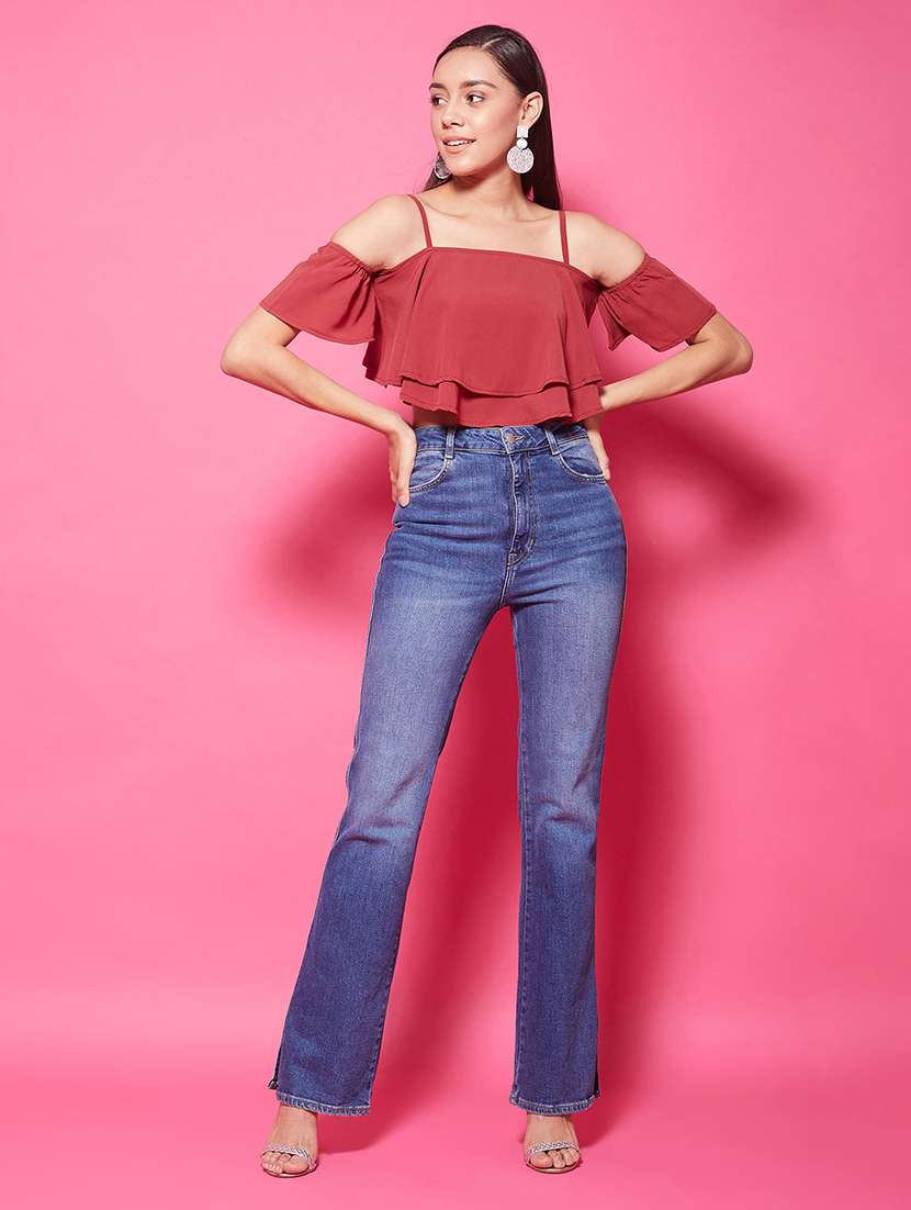 women's layered shoulder strap top - 17424501 -  Standard Image - 4