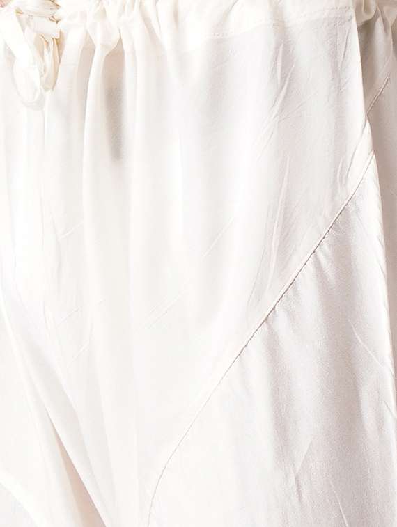 white cotton kurta pyjama ethnic wear set - 17424599 - Standard Image - 4