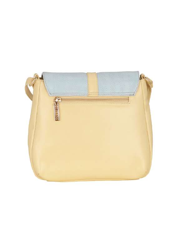 yellow leatherette (pu) sling bag - 17425217 -  Standard Image - 1