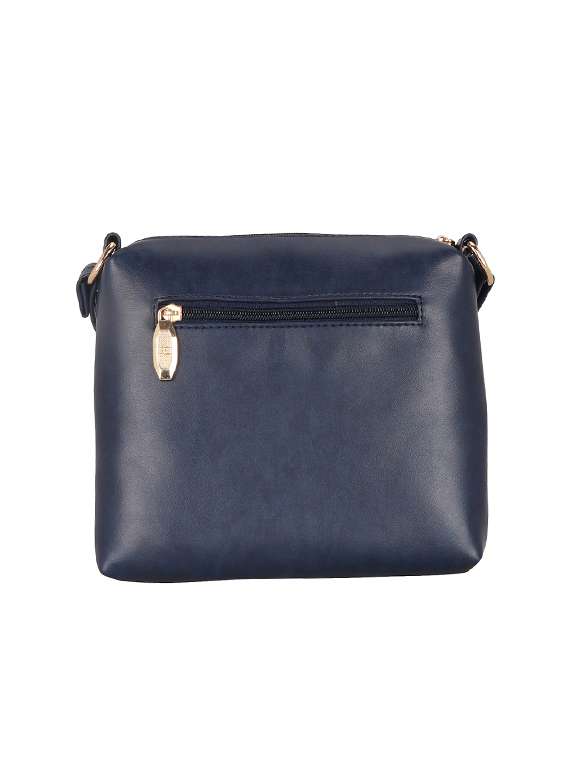 navy blue solid regular sling bag - 17425221 -  Standard Image - 1