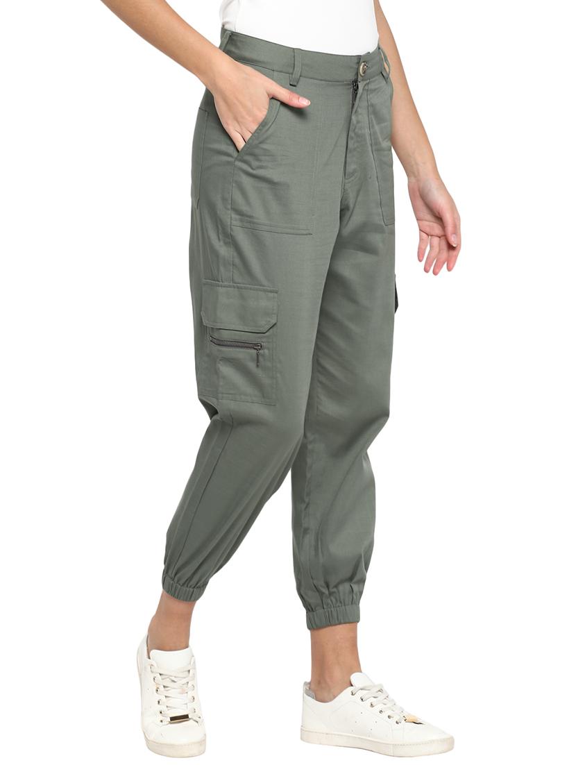mid rise solid jogger  - 17425532 -  Standard Image - 1