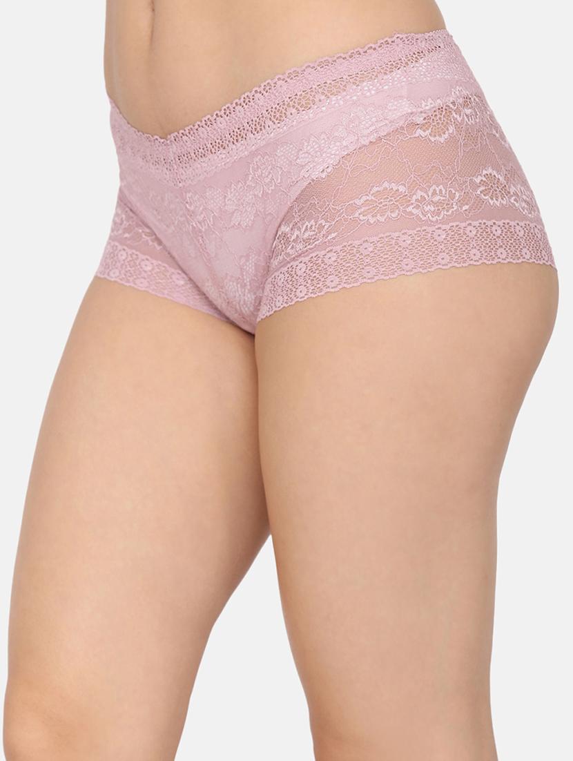 lace detail boy shorts panty - 17426700 - Standard Image - 1