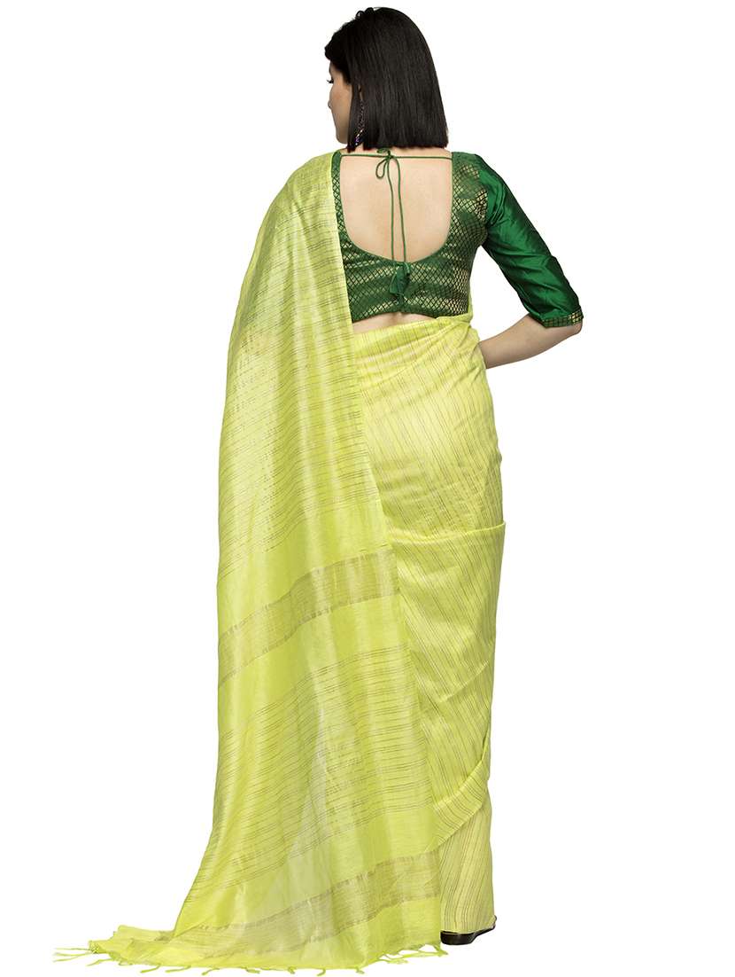 striped bhagalpuri saree with blouse - 17428030 -  Standard Image - 1