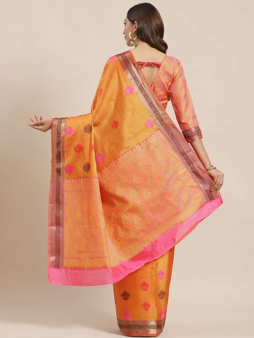 women's banarasi saree with blouse - 17428346 -  Standard Image - 1