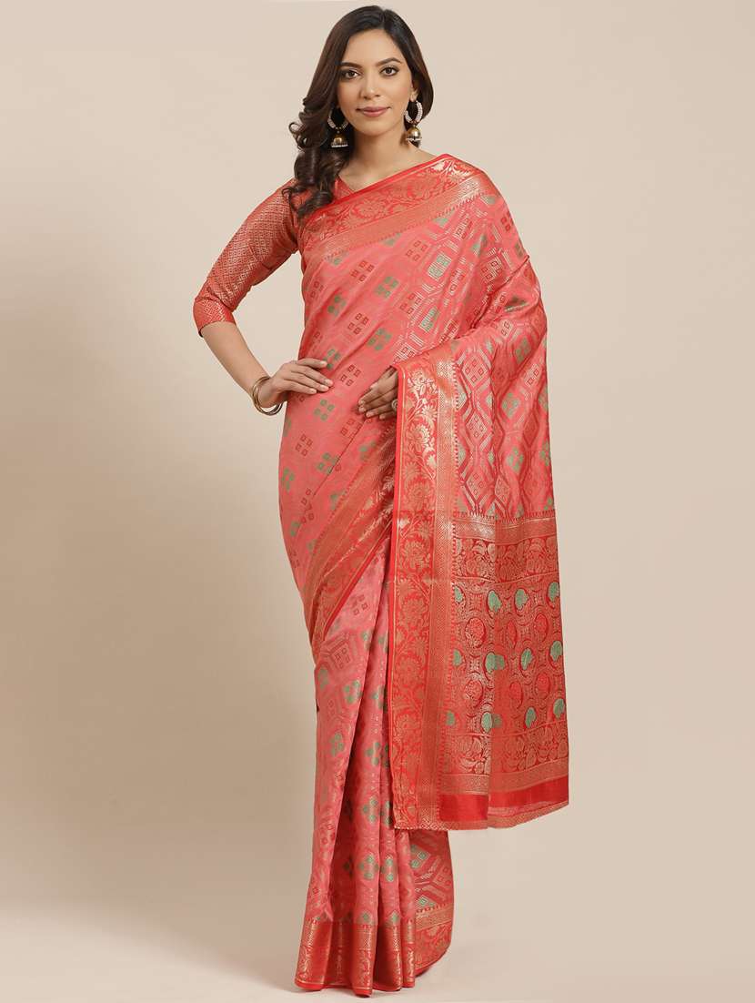women's banarasi saree with blouse