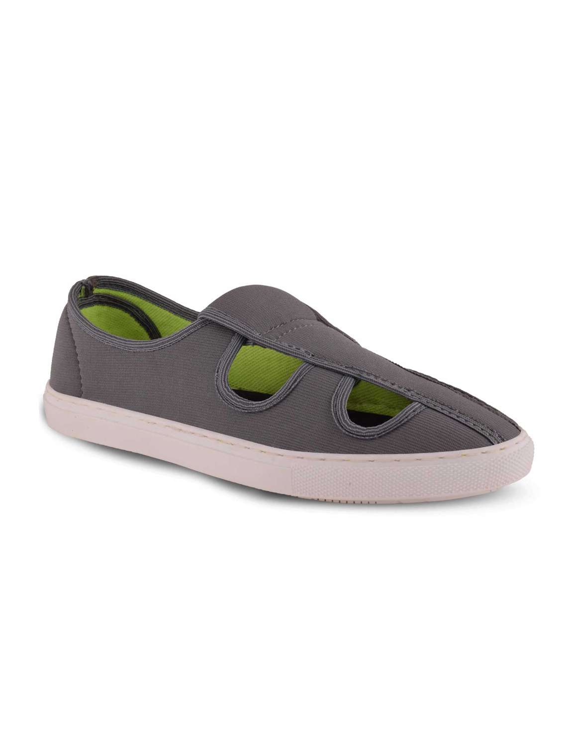 grey slip on sneakers