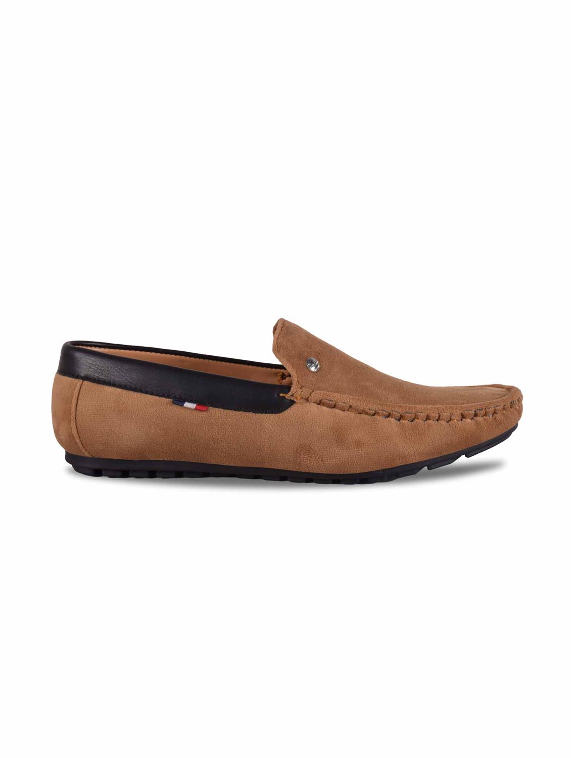tan slip on loafers - 17428724 -  Standard Image - 1