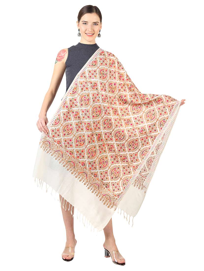women's floral print stole