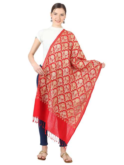 red wool stole - 17428940 -  Standard Image - 0