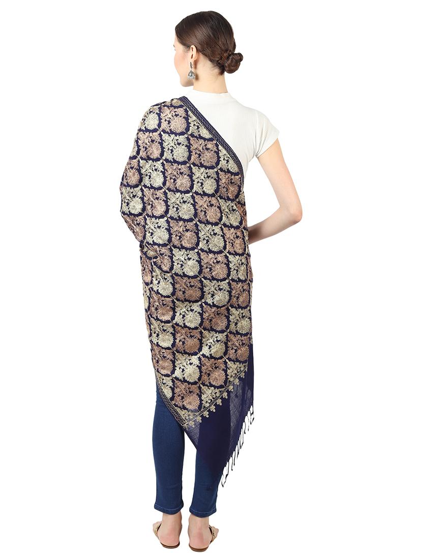 women's self design print stole - 17428943 - Standard Image - 1