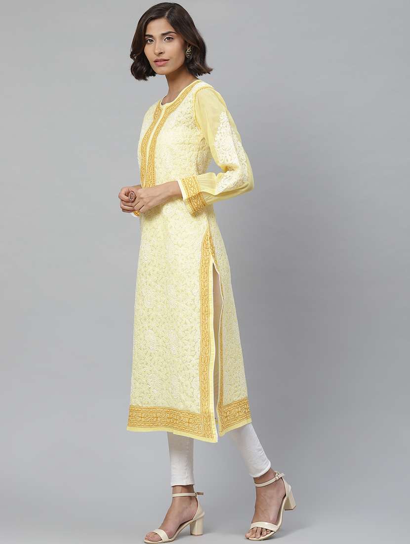 women's straight kurta - 17429343 -  Standard Image - 1