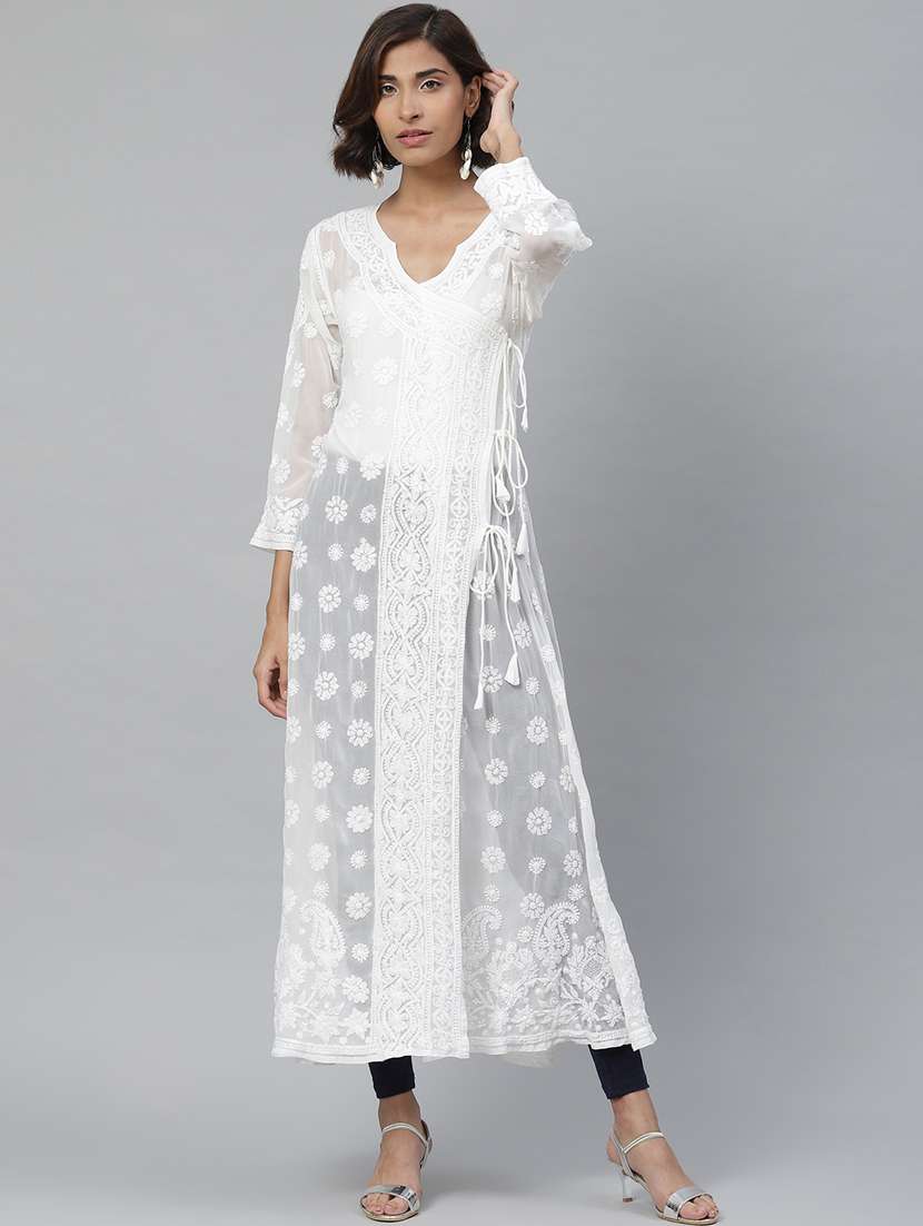 women's angrakha kurta