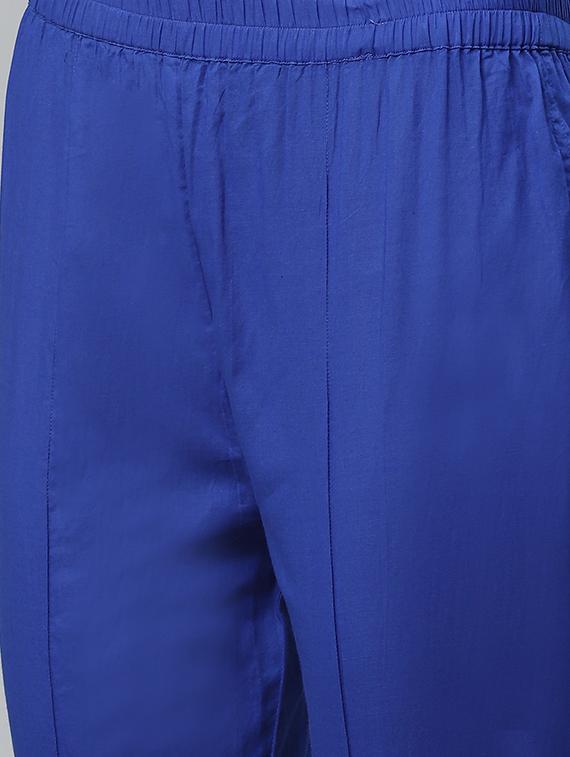 chikankari kurta pant set - 17430478 - Standard Image - 4