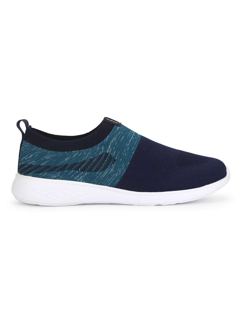 navy polyester sport shoes - 17431627 -  Standard Image - 1