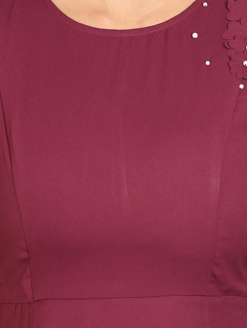 embellished detail asymmetric dress - 17431774 - Standard Image - 4