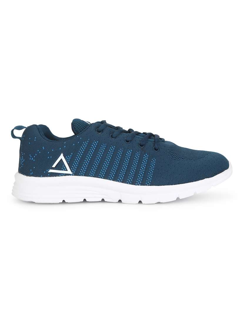 blue polyester sport shoes - 17432402 -  Standard Image - 1