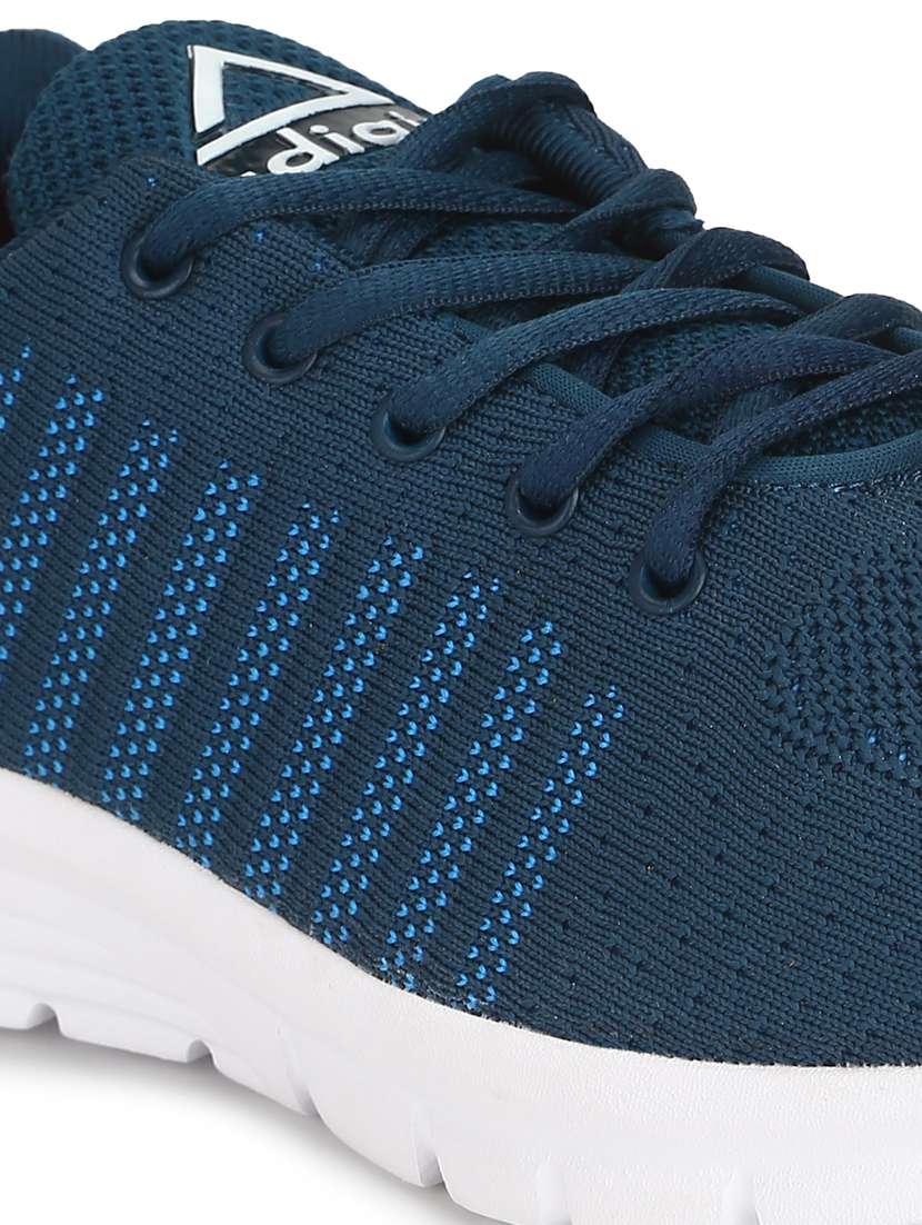 blue polyester sport shoes - 17432402 -  Standard Image - 4