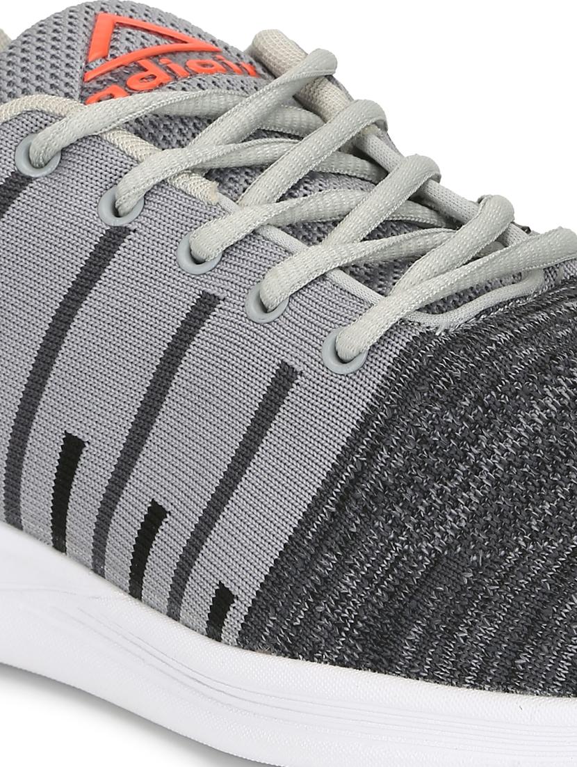 grey polyester sport shoes - 17432407 - Standard Image - 4