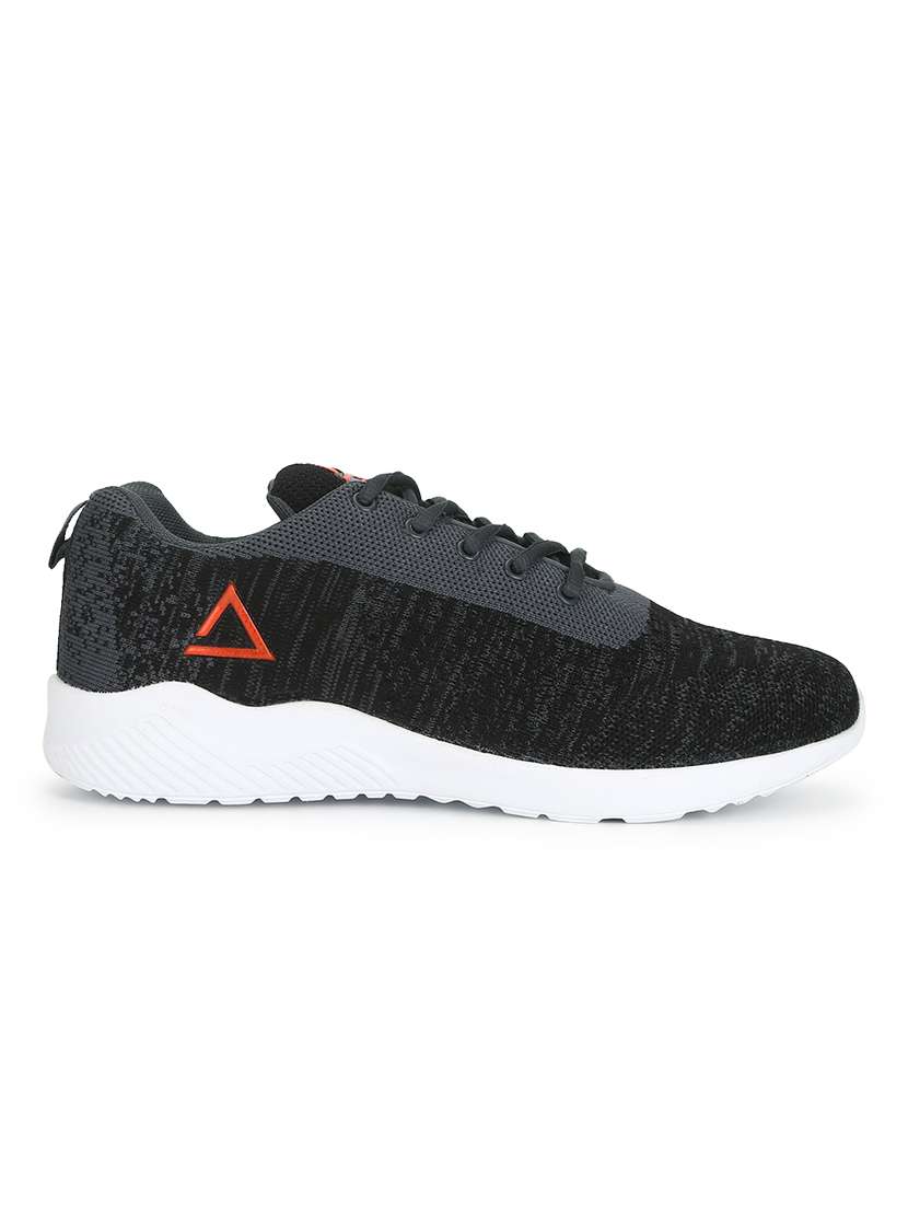 black polyester sport shoes - 17432409 -  Standard Image - 1