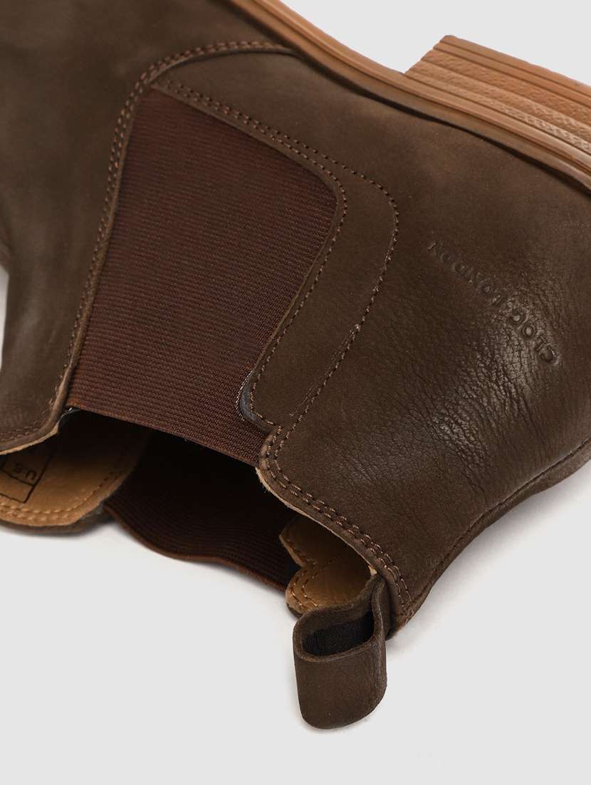 men solid slip on boots - 17432475 -  Standard Image - 4